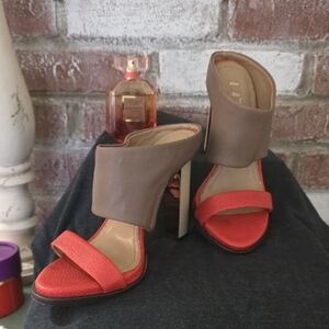 Stylish Coral and Taupe Women's Sandals